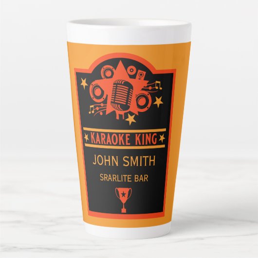 Karaoke-Gewinner Milchtasse (Vorderseite)