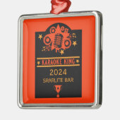 Karaoke-Gewinner Ornament Aus Metall (Links)