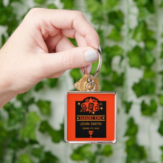 Karaoke-Gewinner Schlüsselanhänger (Hand)