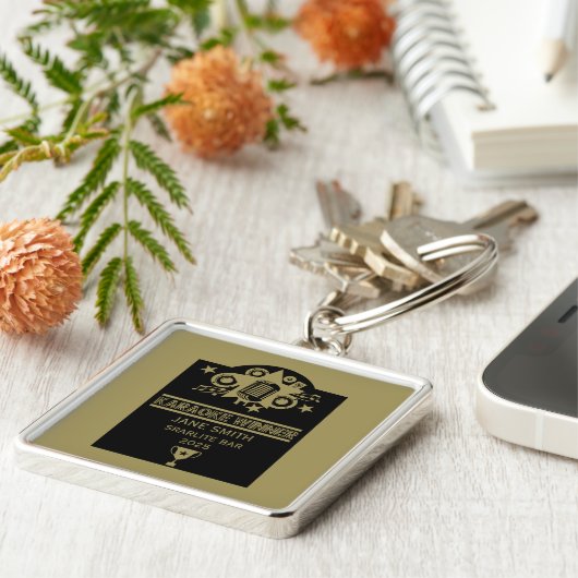 Karaoke-Gewinner Schlüsselanhänger (Seite)