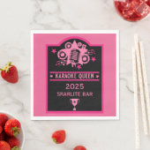 Karaoke-Gewinner Serviette (Beispiel)