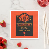 Karaoke-Gewinner Serviette (Beispiel)