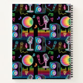 Karaoke Glow-Singing-Musiktexte Notizblock (Rückseite)