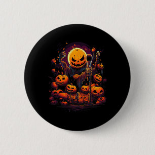 Karaoke Halloween Custom Graphic T-Shirts for Men Button