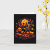 Karaoke Halloween Custom Graphic T-Shirts for Men  Karte (Gelbe Blume)