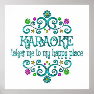 Karaoke Happy Place Poster