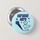 Karaoke-Held Button (Vorne & Hinten)