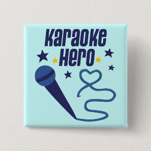 Karaoke-Held Button