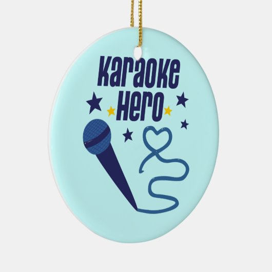 Karaoke Hero Keramikornament (Rechts)