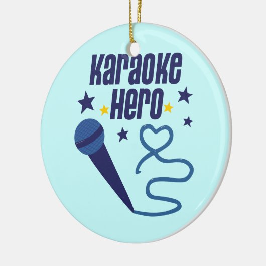 Karaoke Hero Keramikornament (Links)
