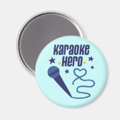 Karaoke Hero Magnet (Vorderseite/Rückseite)