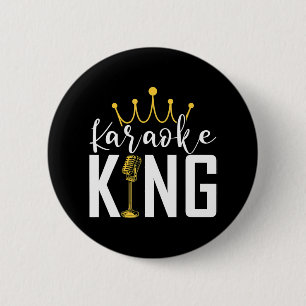 Karaoke King Funnyingers Music Makers Button
