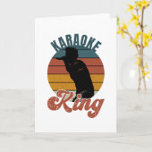 Karaoke King Karte (Gelbe Blume)