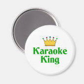 Karaoke King Magnet (Vorderseite/Rückseite)
