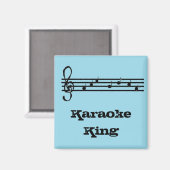 Karaoke King - Magnet (Vorderseite/Rückseite)
