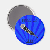 Karaoke King Magnet (Vorderseite/Rückseite)