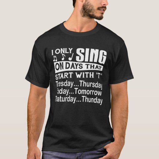 Karaoke kleidet - Sängerkostüme - Sängergeschenk T-Shirt (Vorderseite)