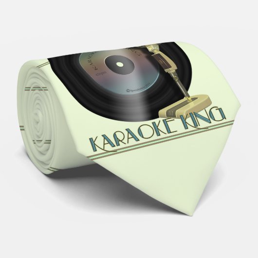 Karaoke-König Krawatte (Gerollt)
