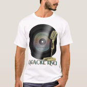 Karaoke-König Personalized Record T-Shirt (Vorderseite)