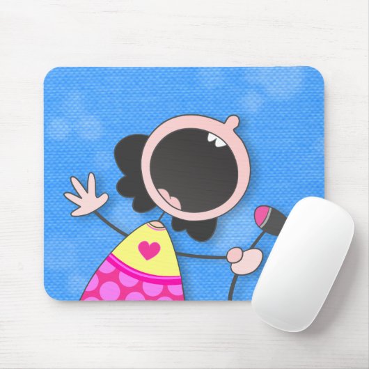 Karaoke-Königin Mousepad (Mit Mouse)