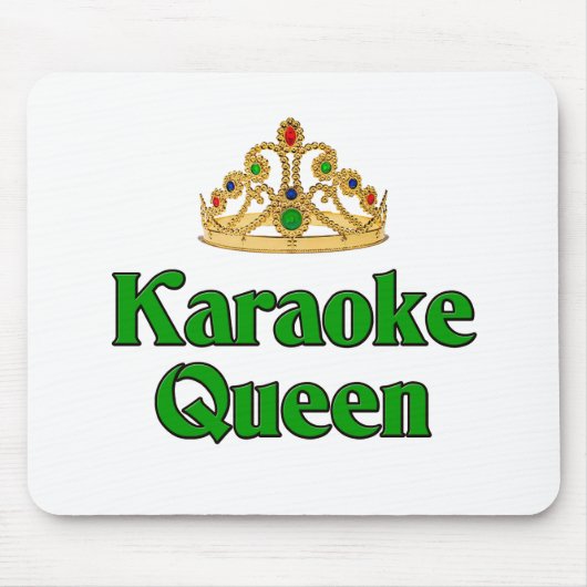 Karaoke-Königin Mousepad (Vorne)