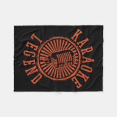 Karaoke Legend - Singing Microphone Party Singer G Fleecedecke (Vorderseite (Horizontal))