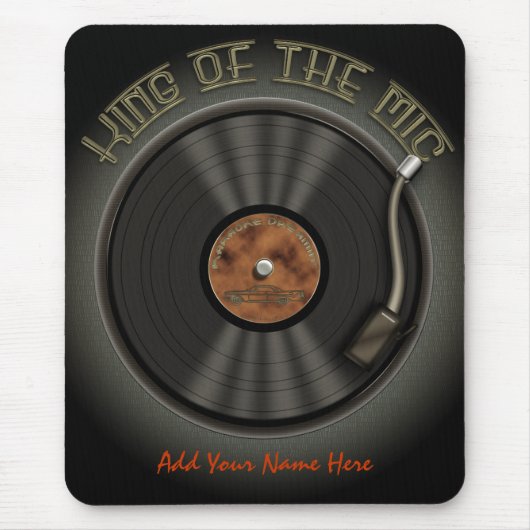 Karaoke LP-Vinylaufzeichnung Mousepad (Vorne)