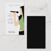 Karaoke Music DJ Service Business Card Visitenkarte (Vorne/Hinten)