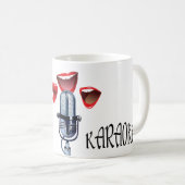 Karaoke-Musik-Tasse Kaffeetasse (VorderseiteRechts)