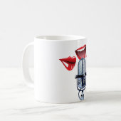 Karaoke-Musik-Tasse Kaffeetasse (Vorderseite Links)