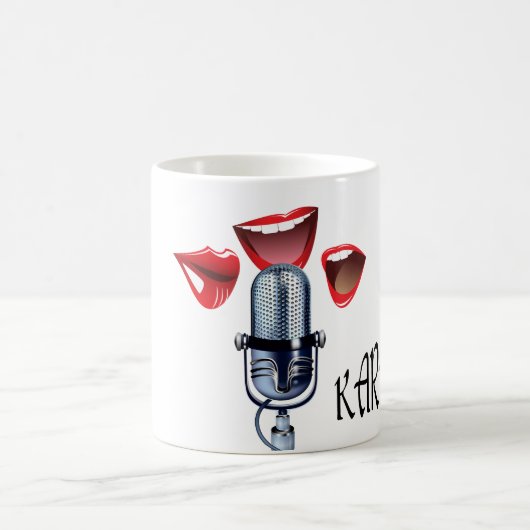 Karaoke-Musik-Tasse Kaffeetasse (Mittel)