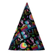 Karaoke Neon Glow Singing Music Party Partyhütchen (Links)