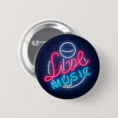 Karaoke Neon Lighting Kurved Word Art Text Button (Vorne & Hinten)
