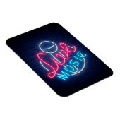 Karaoke Neon Lighting Kurved Word Art Text Magnet (Rechte Seite)