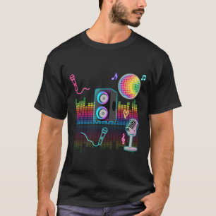 Karaoke Neon-Sing-Musik-Party T-Shirt