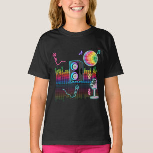 Karaoke Neon-Sing-Musikparty T-Shirt