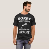 Karaoke nicht hören T-Shirt (Vorne ganz)