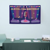 Karaoke Night 13. Geburtstagsparty Banner (Messeveranstaltung)