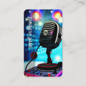 Karaoke Nights Visitenkarte (Vorderseite)