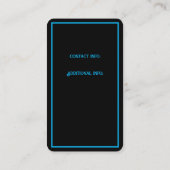 Karaoke Nights Visitenkarte (Rückseite)