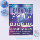 Karaoke Party | DJ | Club Flyer (Einzeln)