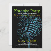 Karaoke Party Einladung Grill Icon (Vorderseite)