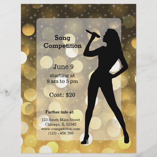 Karaoke Party Flyer (Vorne)