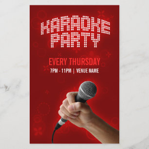 Karaoke Party Flyer