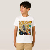 Karaoke Party Gesang T - Shirt (Vorne ganz)