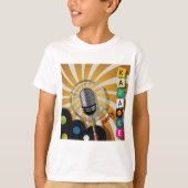 Karaoke Party Gesang T - Shirt (Vorderseite)