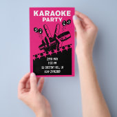 Karaoke Party Invite Flyer (Handgriff)