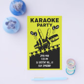 Karaoke Party Invite Flyer (Einzeln)