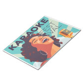 Karaoke-Party Notizblock (angewinkelt)