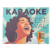 Karaoke-Party Notizblock (Vorderseite)